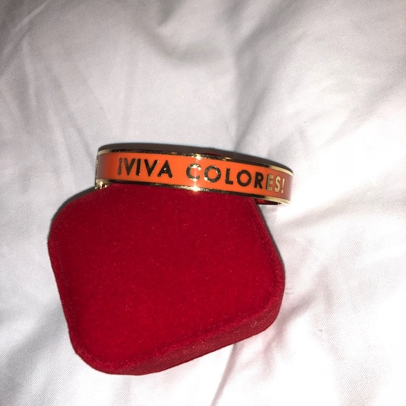 Double sided pink and orange Kate spade bangle - Picture 4 of 6